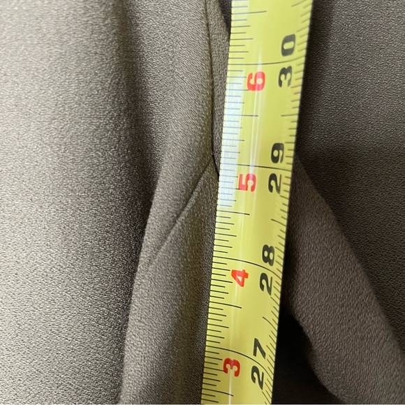 Halogen Nordstrom Straight Leg Trousers Slacks Pants-Olive Green-Women’s 12-NEW - Picture 8 of 10